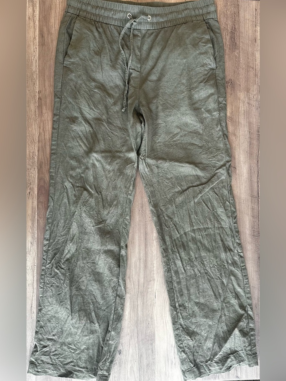 Ann Taylor Factor Linen Blend Pants